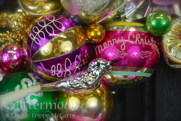 Detail of Angels Watch Wreath ©Glittermoon Productions LLC 6