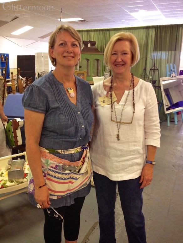 Suzy Spence with Cackie