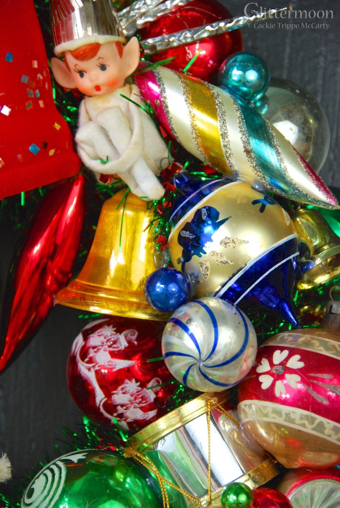 Detail of Happy Memories Wreath © Glittermoon Productions LLC 2013 2