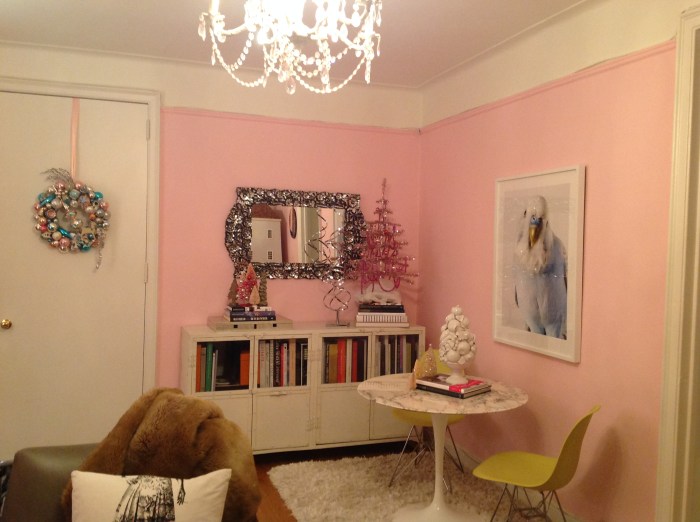 Ice Dance Wreath in its Home