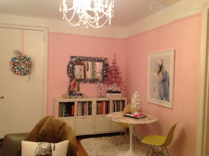 Ice Dance Wreath in its Home