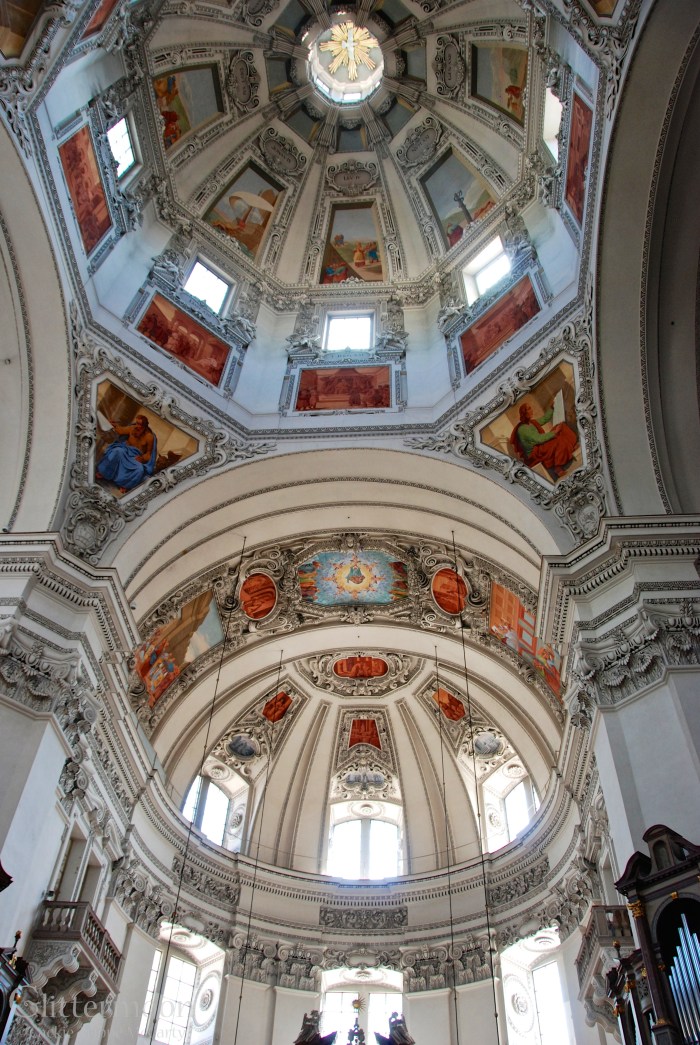 A glorious ceiling in a Salzburg church