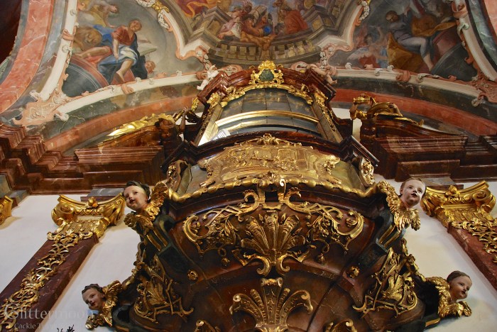 Over-the-top decoration in the Loreto Church in Prague